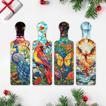 Load image into Gallery viewer, 4Pcs Animal 5D DIY Diamond Painting Tray Art Craft with Handle for Home Decor
