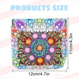 PU Partial Special Shaped Mandala 5D DIY Diamond Painting Wallet Gifts for Women