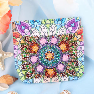 PU Partial Special Shaped Mandala 5D DIY Diamond Painting Wallet Gifts for Women
