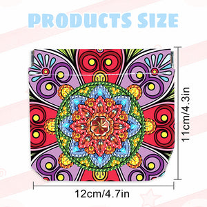 PU Partial Special Shaped Mandala 5D DIY Diamond Painting Wallet Gifts for Women
