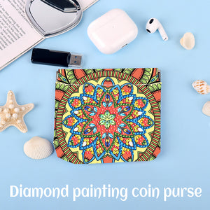 PU Partial Special Shaped Mandala 5D DIY Diamond Painting Wallet Gifts for Women