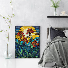 Load image into Gallery viewer, Joy Sunday - Iris - 34*43CM 14CT 2 Stamped Cross Stitch
