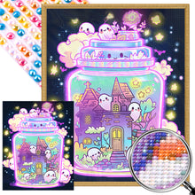 Load image into Gallery viewer, Ghost Glass Bottle 40*50CM(Picture) Full Round Drill Diamond Painting
