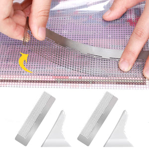 Diamond Painting Ruler with 400 Blank Grids Diamond Art Paint Fix Tool Kit