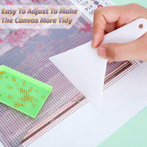 Diamond Painting Ruler with 400 Blank Grids Diamond Art Paint Fix Tool Kit