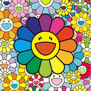 Happy Flower 45*45CM(Picture) Full Round Drill Diamond Painting