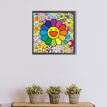 Load image into Gallery viewer, Happy Flower 45*45CM(Picture) Full Round Drill Diamond Painting
