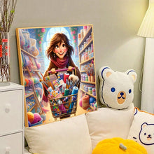 Load image into Gallery viewer, Craft Girl 40*40CM(Canvas) Full Round Drill Diamond Painting
