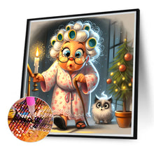 Load image into Gallery viewer, Crazy Old Lady 40*40CM(Canvas) Full Round Drill Diamond Painting
