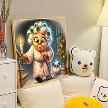 Load image into Gallery viewer, Crazy Old Lady 40*40CM(Canvas) Full Round Drill Diamond Painting
