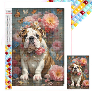 Dog 20*30CM(Picture) Full Square Drill Diamond Painting
