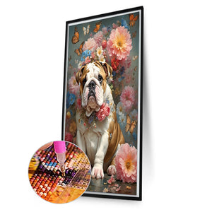 Dog 20*30CM(Picture) Full Square Drill Diamond Painting