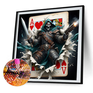 Skull Reaper 40*40CM(Picture) Full Round Drill Diamond Painting