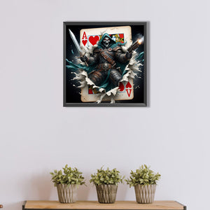 Skull Reaper 40*40CM(Picture) Full Round Drill Diamond Painting