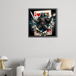 Skull Reaper 40*40CM(Picture) Full Round Drill Diamond Painting