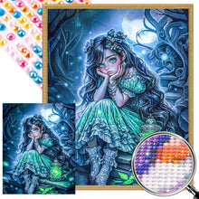 Load image into Gallery viewer, Dark Forest Girl 40*50CM(Picture) Full Round Drill Diamond Painting
