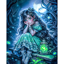 Load image into Gallery viewer, Dark Forest Girl 40*50CM(Picture) Full Round Drill Diamond Painting
