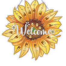 Load image into Gallery viewer, Summer Vibe 2D Flat DIY Special Shape Diamond Art Pendant Wall Door Decoration

