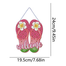 Load image into Gallery viewer, Summer Vibe 2D Flat DIY Special Shape Diamond Art Pendant Wall Door Decoration
