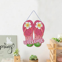 Load image into Gallery viewer, Summer Vibe 2D Flat DIY Special Shape Diamond Art Pendant Wall Door Decoration
