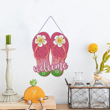 Load image into Gallery viewer, Summer Vibe 2D Flat DIY Special Shape Diamond Art Pendant Wall Door Decoration
