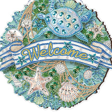 Load image into Gallery viewer, Summer Vibe 2D Flat DIY Special Shape Diamond Art Pendant Wall Door Decoration
