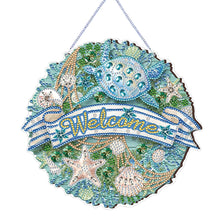 Load image into Gallery viewer, Summer Vibe 2D Flat DIY Special Shape Diamond Art Pendant Wall Door Decoration
