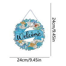 Load image into Gallery viewer, Summer Vibe 2D Flat DIY Special Shape Diamond Art Pendant Wall Door Decoration
