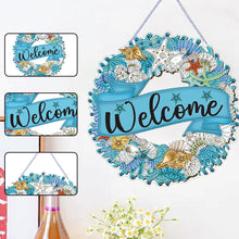 Load image into Gallery viewer, Summer Vibe 2D Flat DIY Special Shape Diamond Art Pendant Wall Door Decoration
