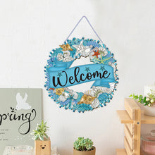 Load image into Gallery viewer, Summer Vibe 2D Flat DIY Special Shape Diamond Art Pendant Wall Door Decoration
