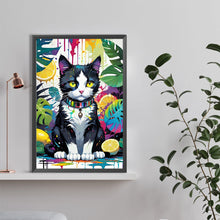 Load image into Gallery viewer, Fruit Cat 40*60CM(Canvas) Full Round Drill Diamond Painting
