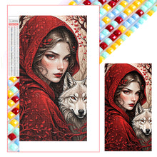 Load image into Gallery viewer, Woman In Red 40*75CM(Picture) Full Square Drill Diamond Painting

