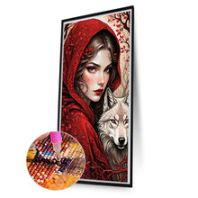 Load image into Gallery viewer, Woman In Red 40*75CM(Picture) Full Square Drill Diamond Painting
