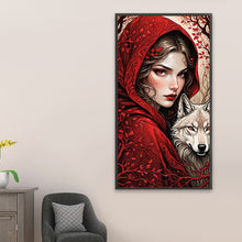 Load image into Gallery viewer, Woman In Red 40*75CM(Picture) Full Square Drill Diamond Painting
