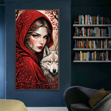 Load image into Gallery viewer, Woman In Red 40*75CM(Picture) Full Square Drill Diamond Painting
