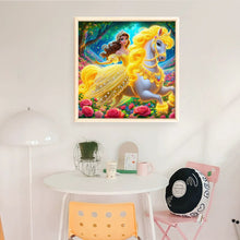 Load image into Gallery viewer, Yishu - Princess On Horseback - 40*40CM 11CT 3 Stamped Cross Stitch
