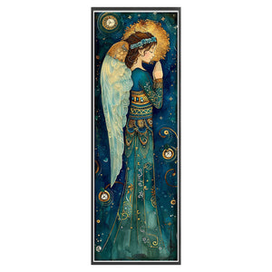 Yishu - Green-Winged Goddess - 30*90CM 11CT 3 Stamped Cross Stitch