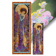 Load image into Gallery viewer, Yishu - Purple-Winged Goddess - 30*90CM 11CT 3 Stamped Cross Stitch
