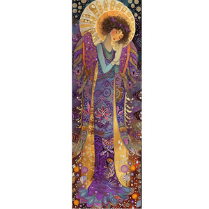 Yishu - Purple-Winged Goddess - 30*90CM 11CT 3 Stamped Cross Stitch