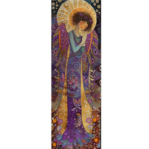 Yishu - Purple-Winged Goddess - 30*90CM 11CT 3 Stamped Cross Stitch
