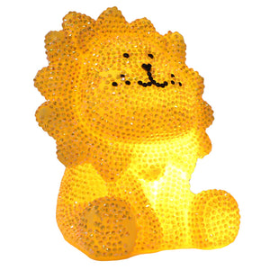 Lion Diamond Painting Night Light Diamond Painting Bedside Lamp for Kid Gift