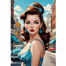 Load image into Gallery viewer, Yishu - City Beauty - 40*60CM 11CT 3 Stamped Cross Stitch
