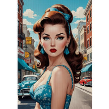 Load image into Gallery viewer, Yishu - City Beauty - 40*60CM 11CT 3 Stamped Cross Stitch
