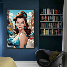 Load image into Gallery viewer, Yishu - City Beauty - 40*60CM 11CT 3 Stamped Cross Stitch
