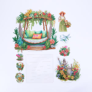 2D Flat DIY Chair Table Top Diamond Painting Ornament Kits for Adults Beginner