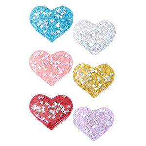 6Pcs Acrylic Heart-Shaped DIY Magnetic Diamond Painting Cover Locator Tools