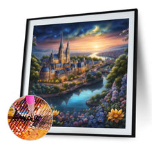 Load image into Gallery viewer, Classic Landscape Castle 40*40CM(Canvas) Full Round Drill Diamond Painting
