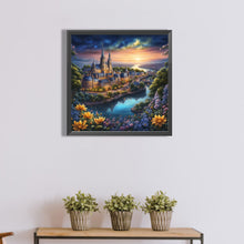 Load image into Gallery viewer, Classic Landscape Castle 40*40CM(Canvas) Full Round Drill Diamond Painting
