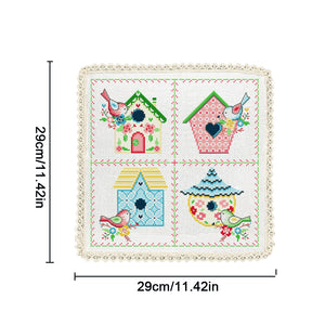 Spring Brand - Selling Point Content - 29*29CM 14CT Fresh Bird's Nest Egyptian cotton