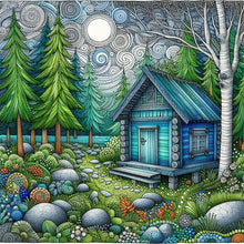 Load image into Gallery viewer, Colorful House 40*40CM(Canvas) Full Round Drill Diamond Painting
